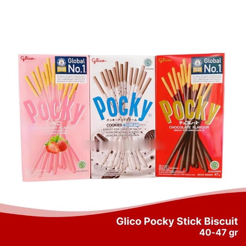 

GLICO POCKY Biskuit Stik 40-47gr - Makanan