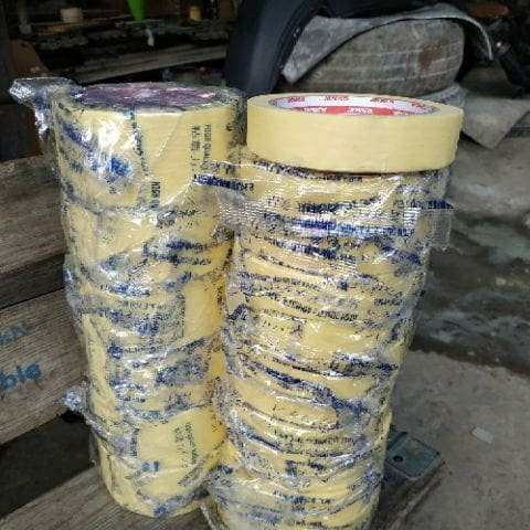 

Promo Promo Lakban Kertas Masking Tape 1" 24Mm X 27M Sazanami Tape Isolasi Trendi