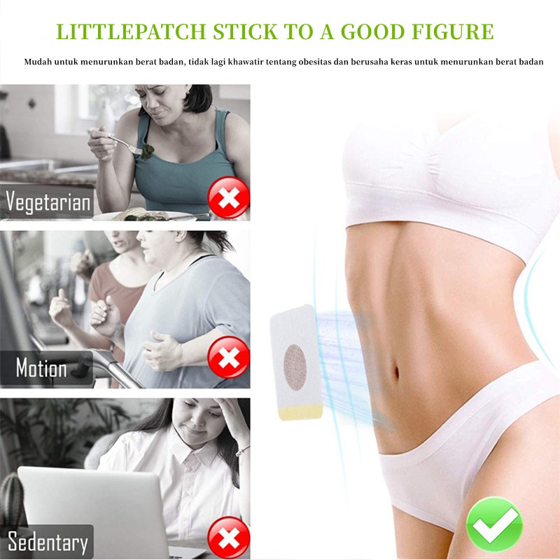 100% ORI Patch Detox Slim untuk Pelangsing 10pcs/40pcs Slim Patch/Penurun Berat Badan Produk resmi ☆Stiker pusar obat Cina alami murni☆ Slim patch 40 lembar Pure natural traditional Chinese medicine belly button stickers Orang