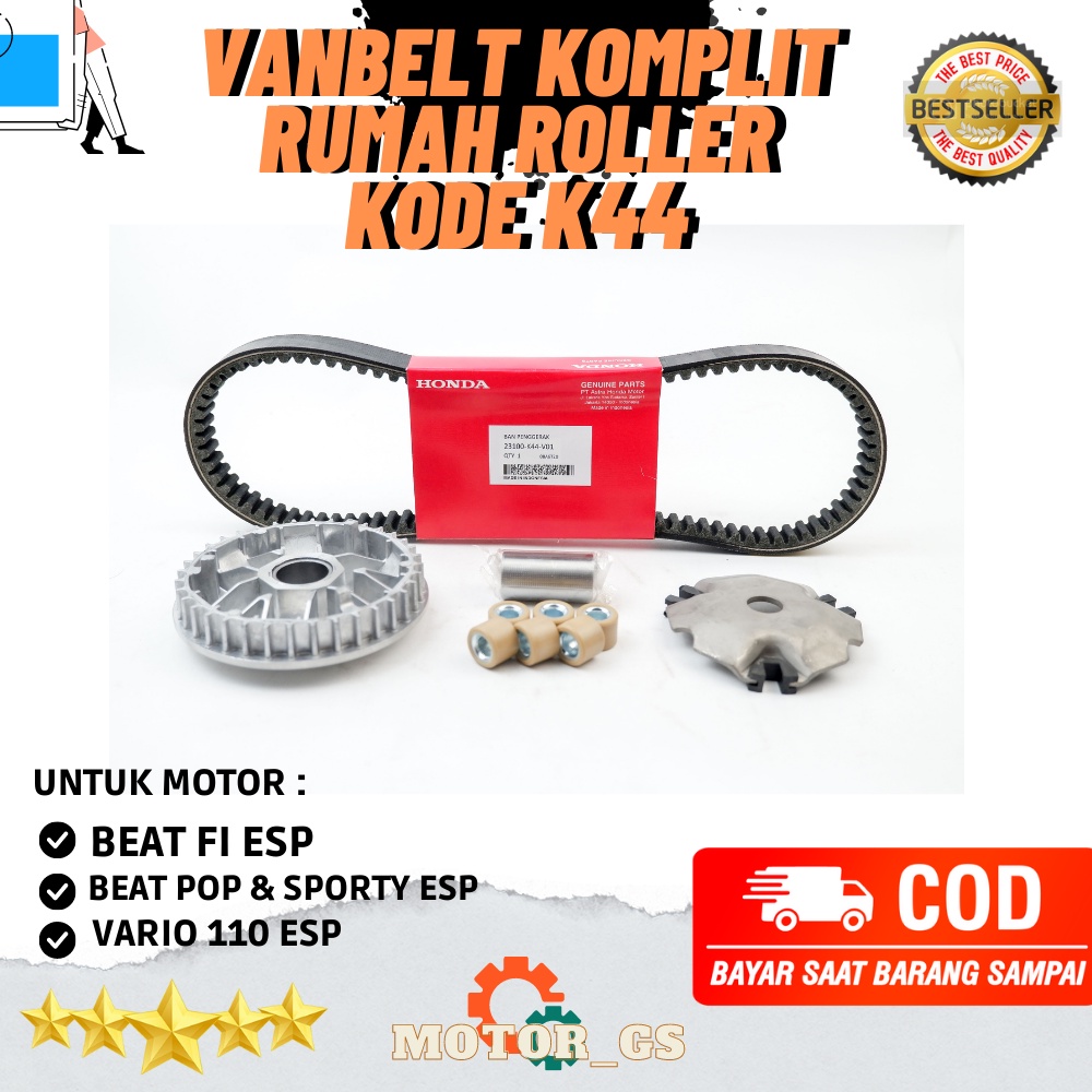 panbelt motor bet - vanbelt beat fi esp K44 - linden motor beat pop - beat street - vario 110 new