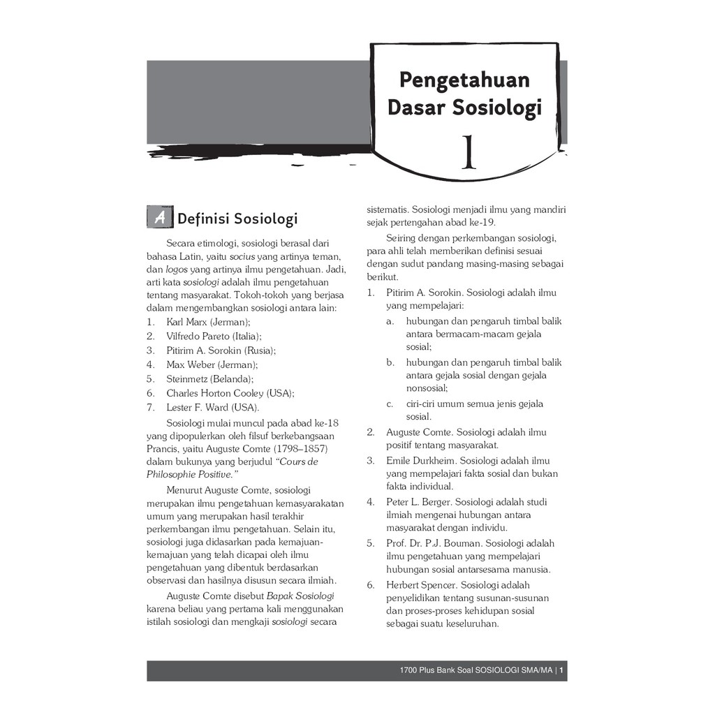 Buku 1700 Plus Bank Soal Sosiologi Sma Ma Plus Akm Shopee Indonesia