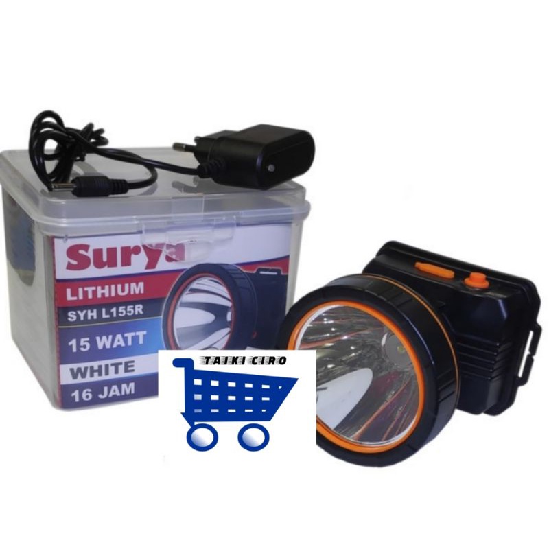 GROSIR SENTER KEPALA 15 WATT SURYA SYH L155R WATER RESISTANT Dony 100 besar terang bright Watt