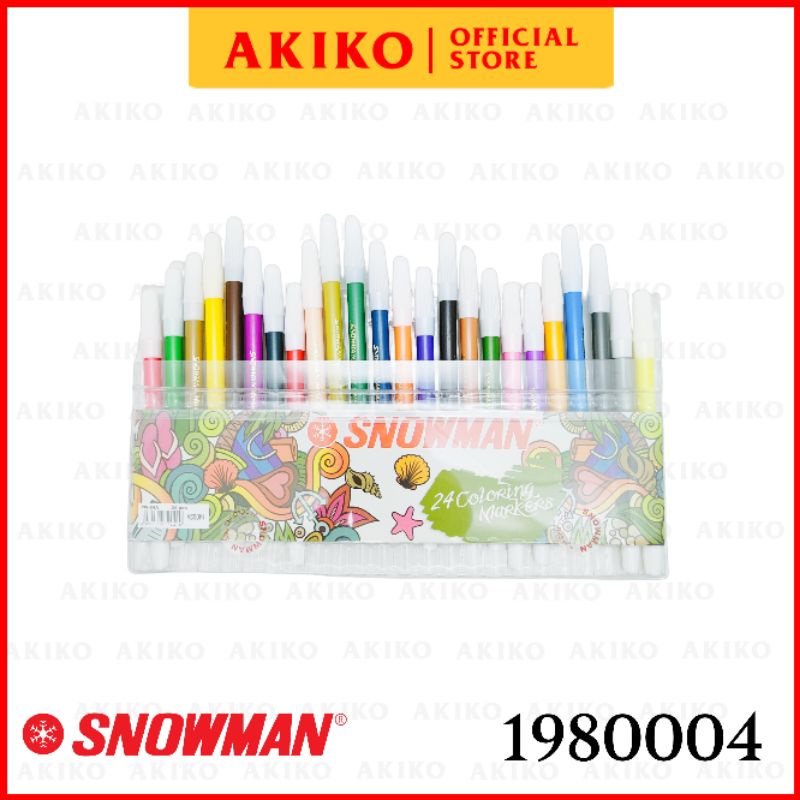 

Spidol Kecil 24 warna Snowman