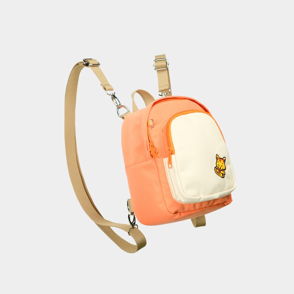 CRSL Frank Bag | Choose Characters | Mini Ransel 3 in 1-Chilo | Peach