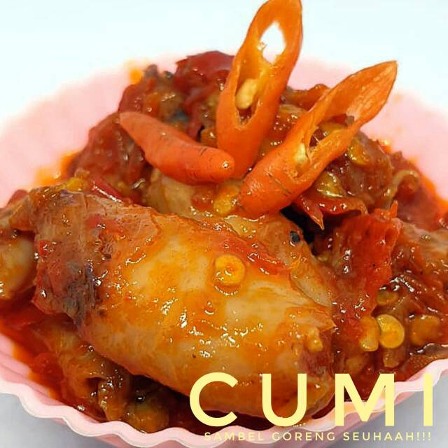 

Sambal pedas enakabe cumi