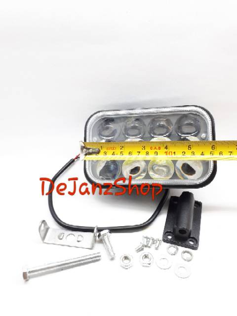 Lampu Tembak / Sorot / Baja Laser LED 12 Titik. Segi. 36 watt.off road