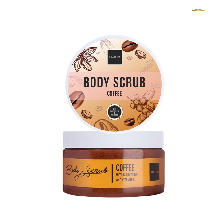 Scarlett Whitening Body Scrub Coffee