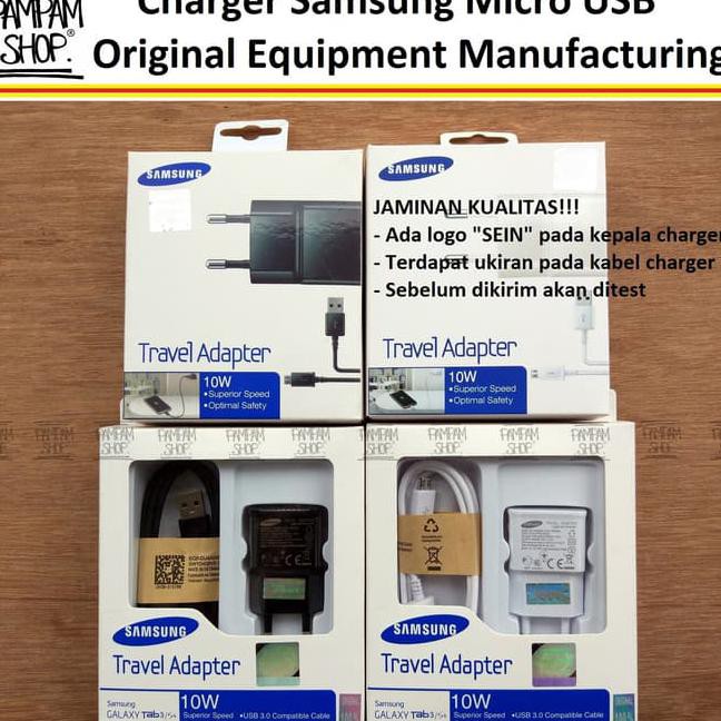 Travel Charger Samsung Tablet 3 Original Pabrikan | Casan, SEIN, OEM