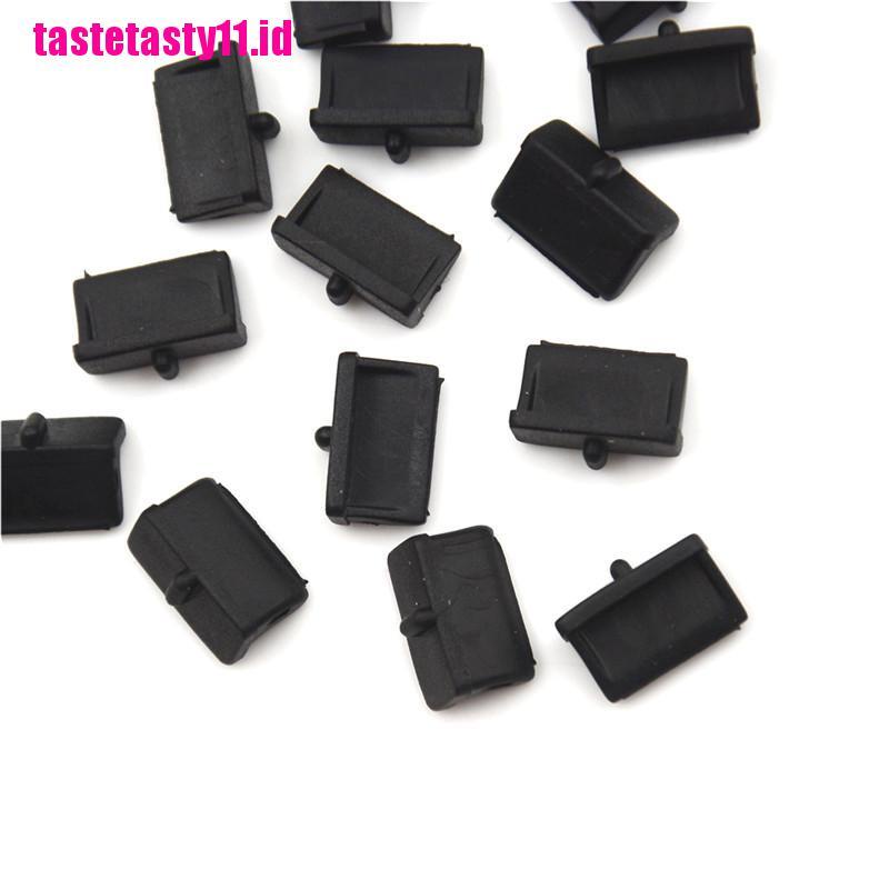 20 Pcs Penutup Port USB Bahan Plastik Lembut Anti Debu