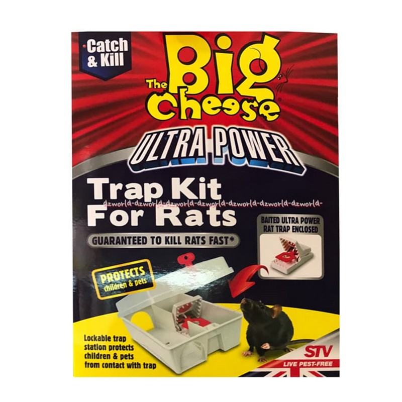 Big Cheese Trap Kit For Rats Ultra Power Perangkap Tikus Praktis Siap Pakai