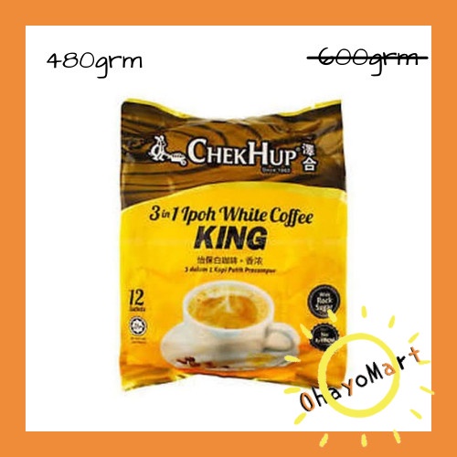 

Chekhup White Coffee King/ Chek Hup King/ Instant Coffee 600g