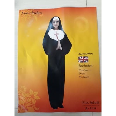 Kostum Valak / Kostum Halloween The Nun Clothes