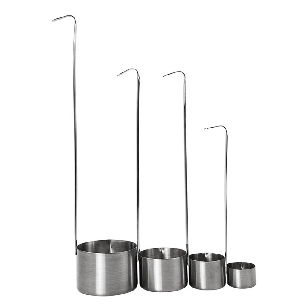 Nickolas1 Gayung Anggur Dapur Kopi Dengan Kait Gagang Panjang Stainless Steel Saus Bir Pouring Ladle