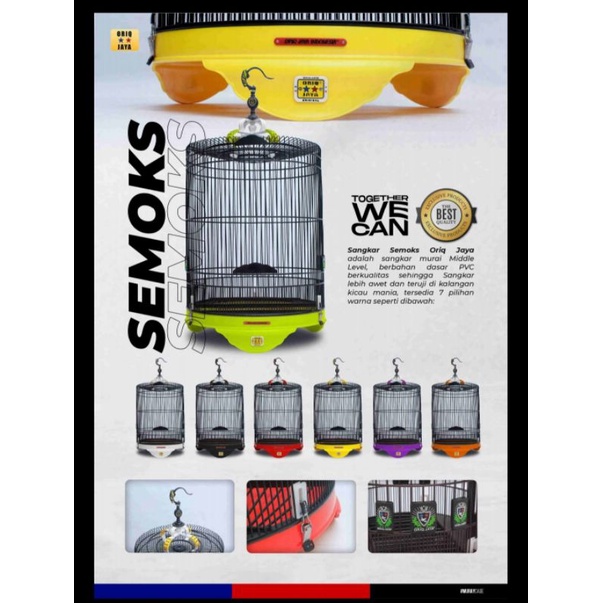 Kandang Sangkar Murai PVC Semok Oriq Jaya