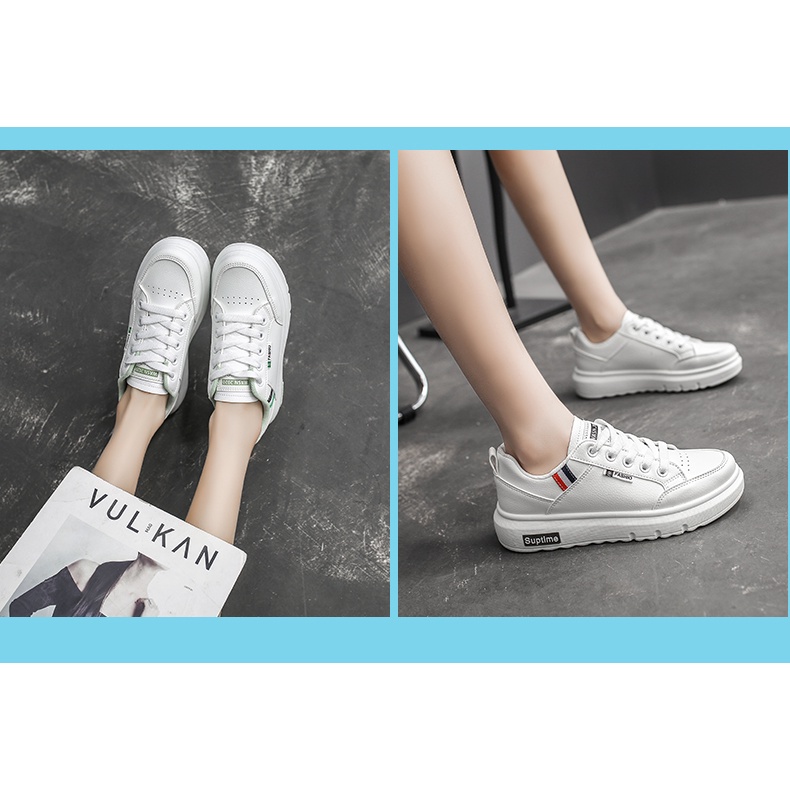 COD [ BAYAR DITEMPAT ] 105 Sepatu Sneakers Wanita Casual ala Korea Import Kualitas Super Premium-4