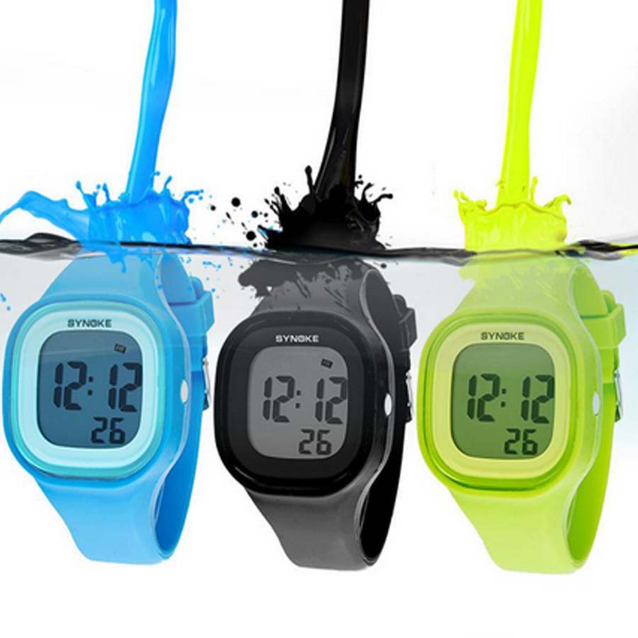 Synoke 66896 Jam Tangan Anak Anak dan Remaja Anti Air Digital - Sport Fashion - Watches for Kids