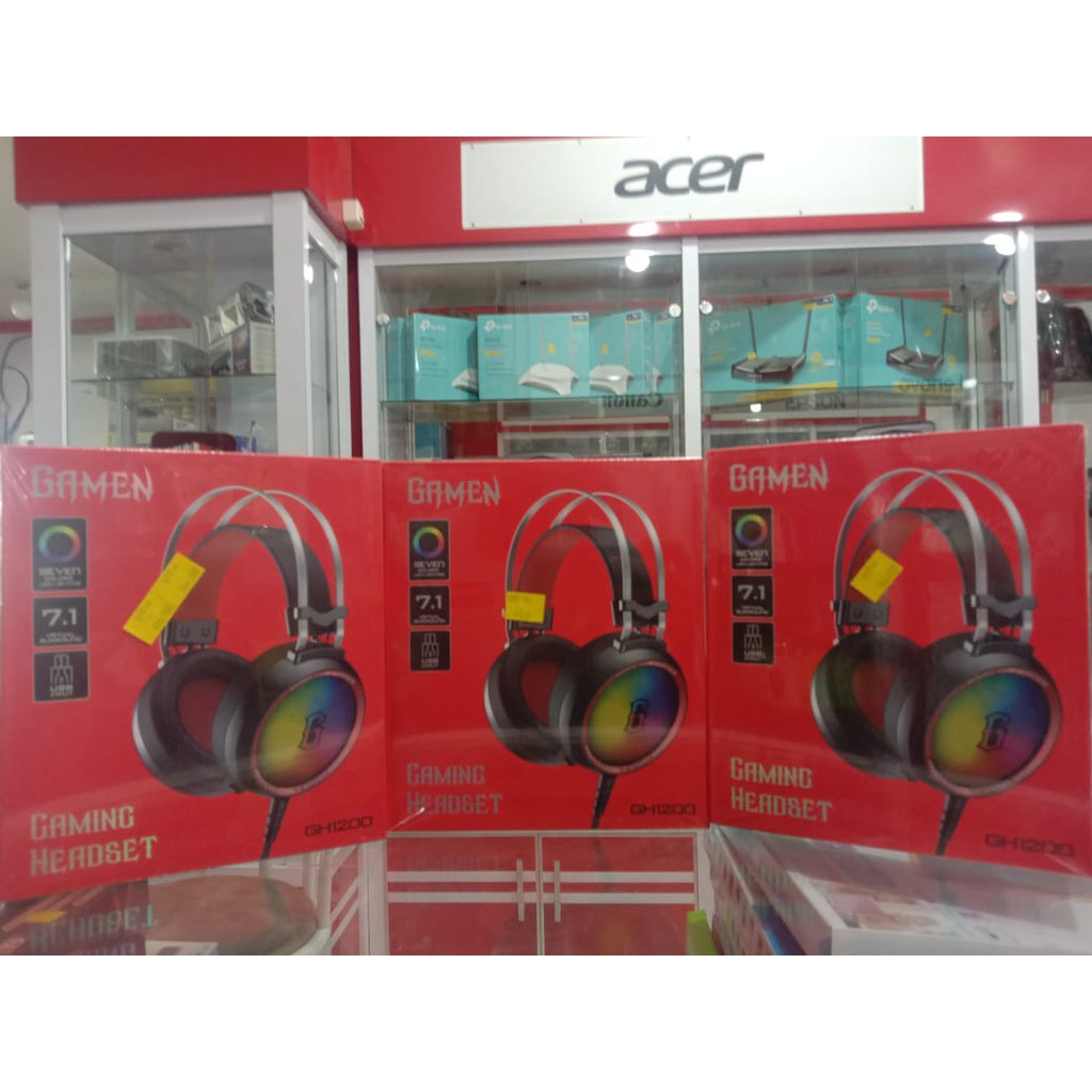 Headset Gamen GH1200 Original Headphone Gaming Best Quality