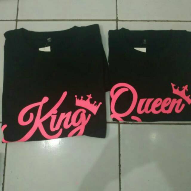 COUPLE PASANGAN KAOS COUPLE BAJU HITAM LENGAN PENDEK PINK TSHIRT ATASAN COUPLE PASANGAN KAPEL DISTRO
