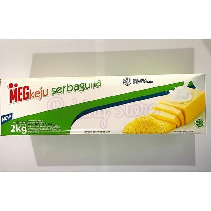 

BISA BAYAR DITEMPAT Keju Cheddar Meg Serbaguna 2kg