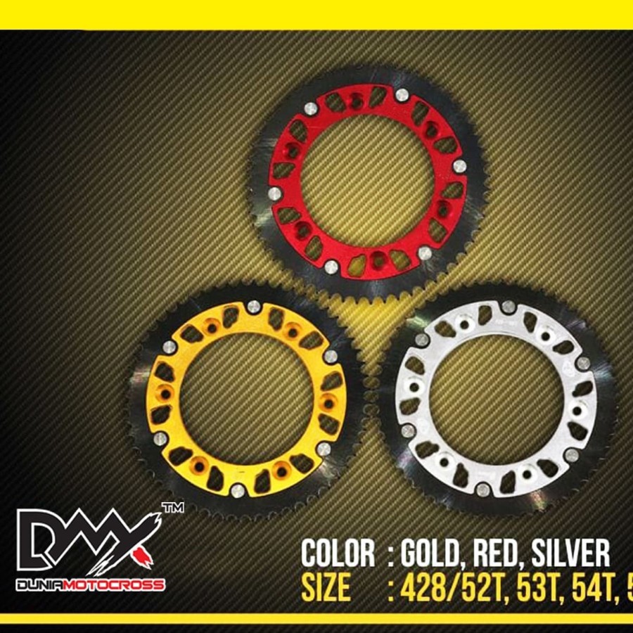 Gear belakang Crf 150L cnc 55T - 56T