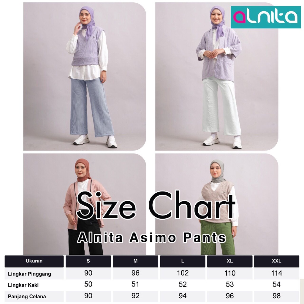 CELANA  WANITA DEWASA  ALNITA ASIMO PANTS PAKAIAN