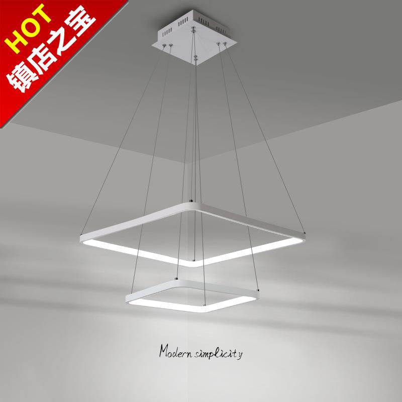  Lampu  Gantung Minimalis  Modern  Bentuk Kotak Bahan Aluminum Untuk Ruang  Tamu  restoran Shopee 