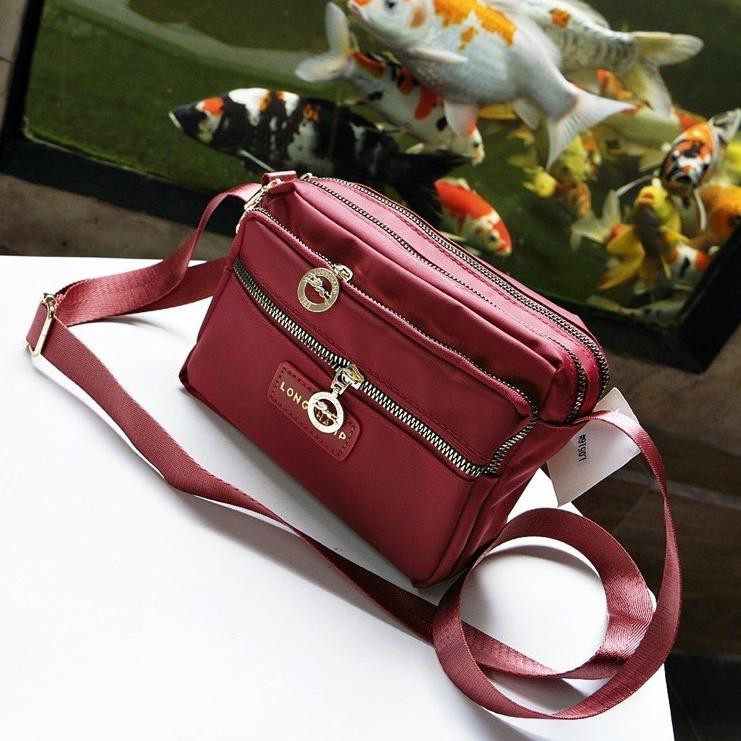 Grosir LGRI9 HEIKO - Fashion x6342 Tas Selempang Wanita 4 Ruang // TAS WANITA L-C SIZE LARGE (L) IMP