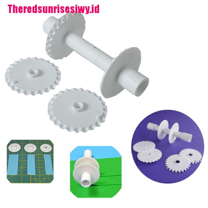 Set Roller Pemotong Adonan Kue Fondant Model Timbul