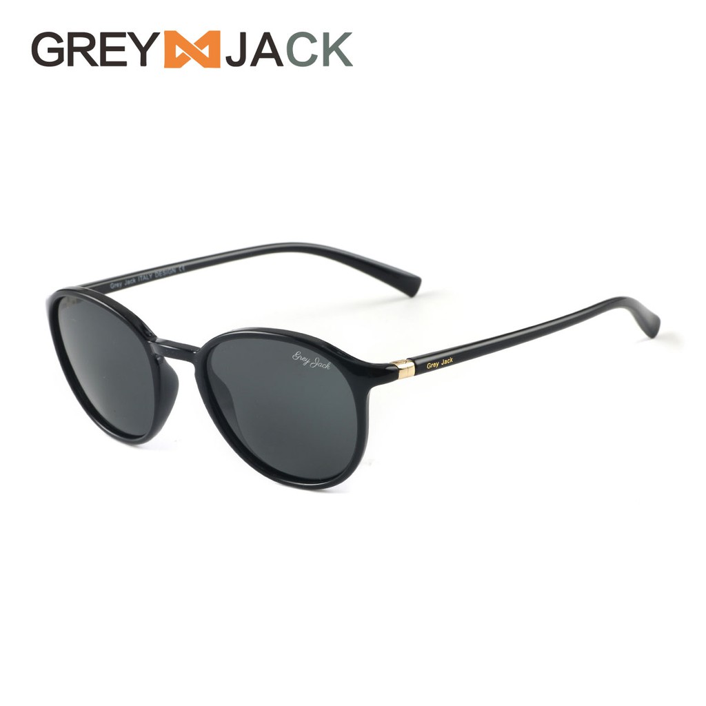 

Grey Jack Kacamata Hitam Retro bulat Wanita Feminin Trend Sunglasses Polarized 1196
