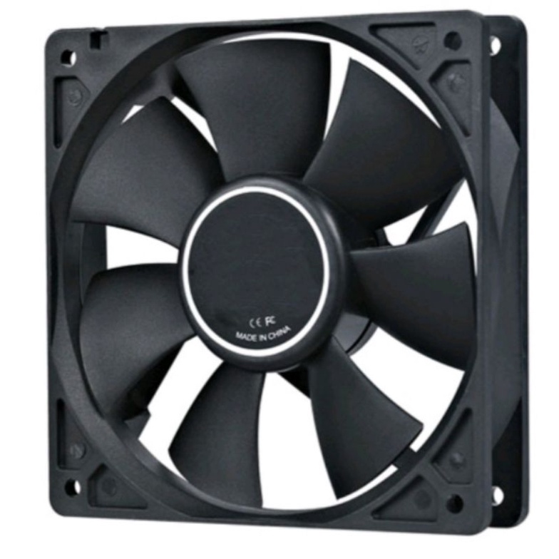 fan casing cpu 12cm hitam