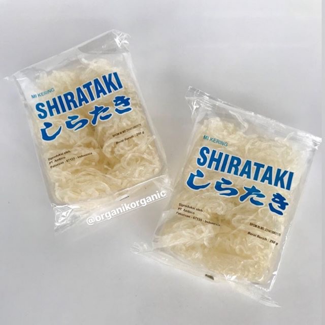 

Mie kering shirataki