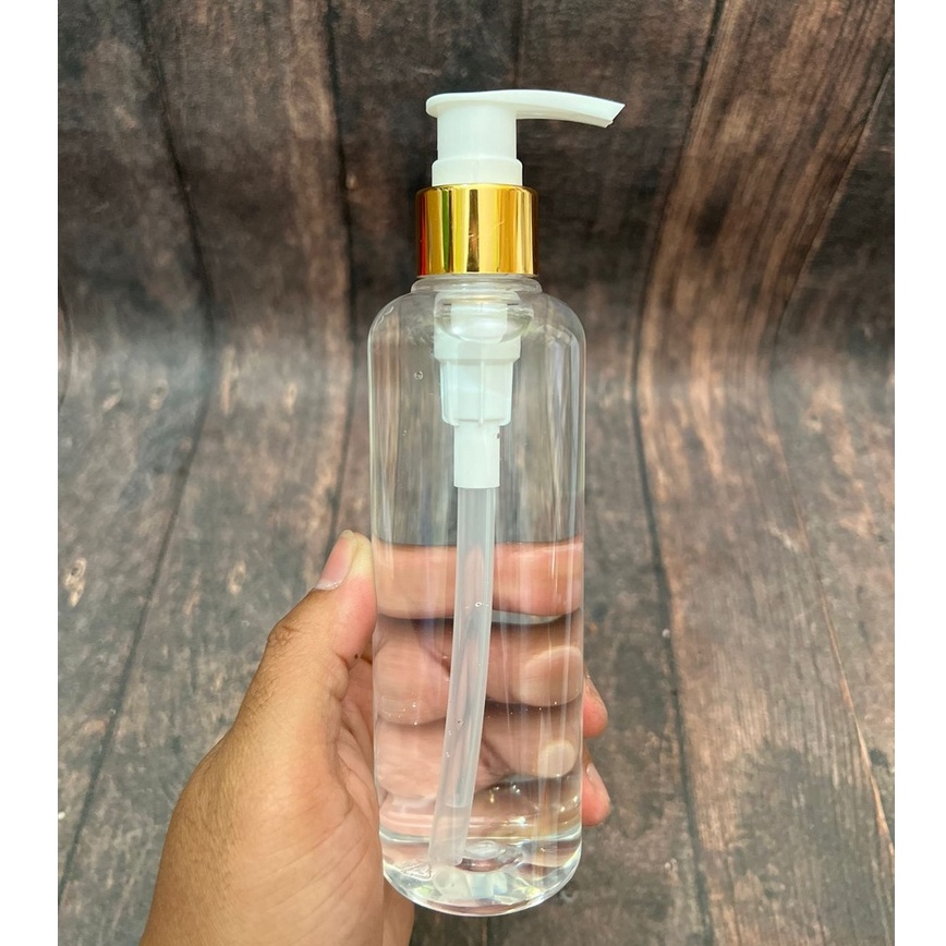 Botol clear 250ml / 250 ml - PUMP GOLD