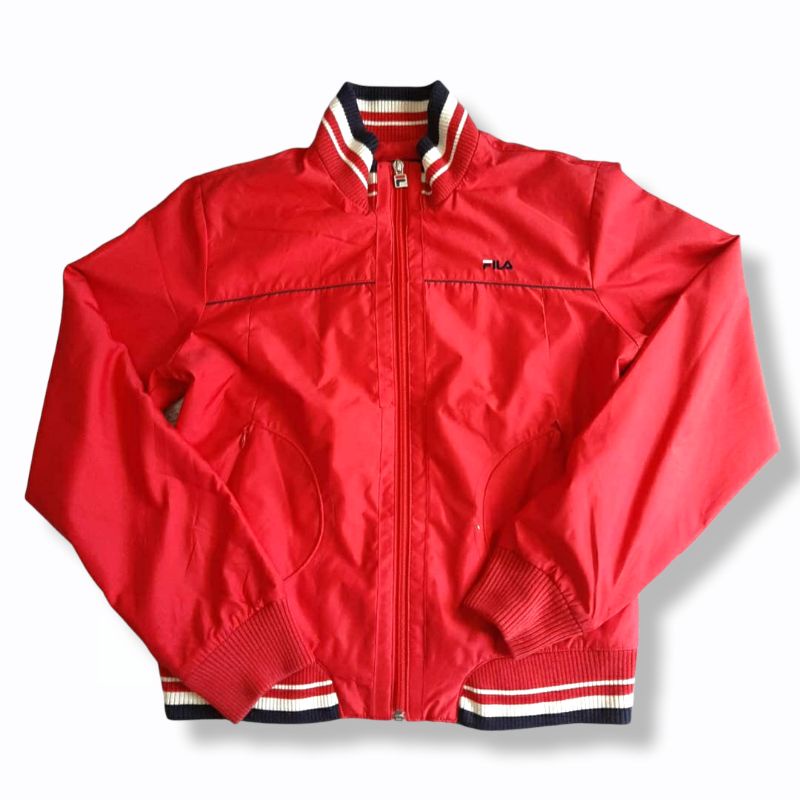JACKET FILA PARASUT ORIGINAL SECOND BRAND PRELOVED SECONDHAND THRIFTING JAKET SEKEN THRIFT