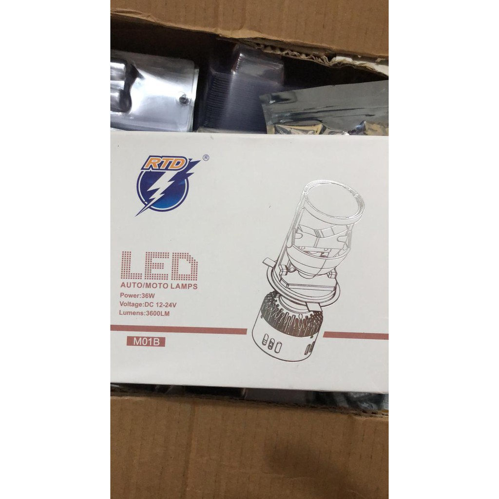 ONSALE Lampu LED MOBIL MOTOR H4 M01B ORIGINAL RTD SINAR PROYEKTOR 