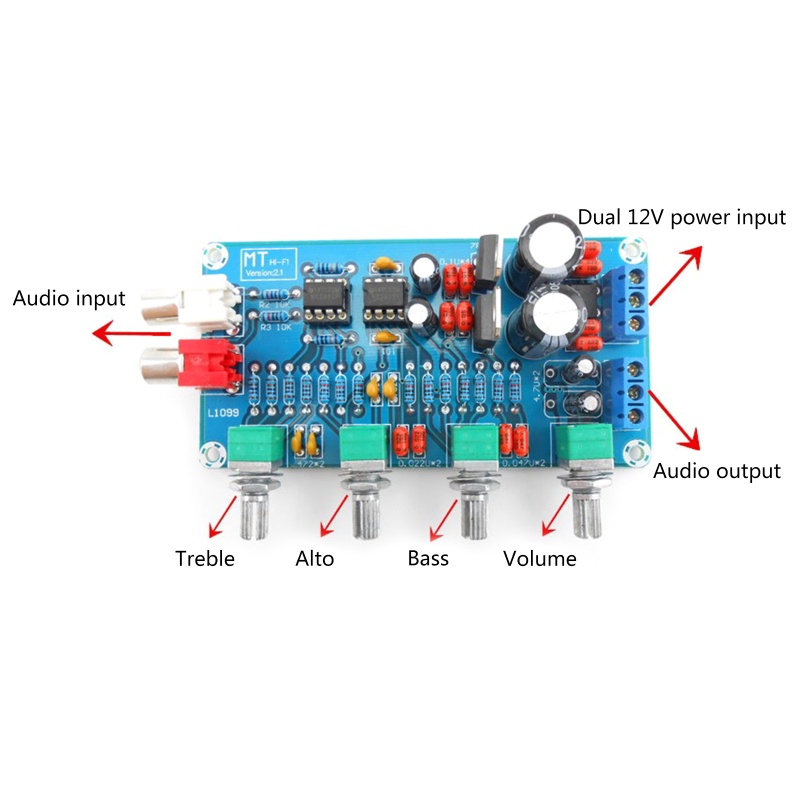 Bt Power Amplifier Board Penyesuaian Volume Tinggi Dan Rendah Untuk Power Amplifier