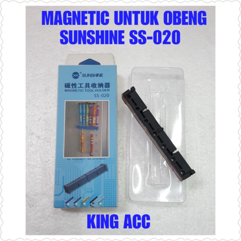 TOOL PENJEPIT PENYIMPAN OBENG SCREWDRIVER PCB MAGNET BESI MAGNETIC HOLDER SUNSHINE SS-050