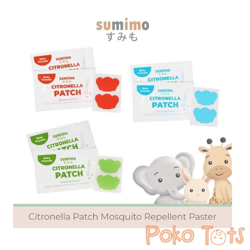 Sumimo Citronella Patch 54 dan 18pcs Value Pack Sticker Anti Nyamuk Hito