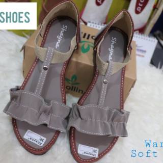 MELIA Sandal  tali  wanita lucu dan unik FLIP FLOP SANDAL  