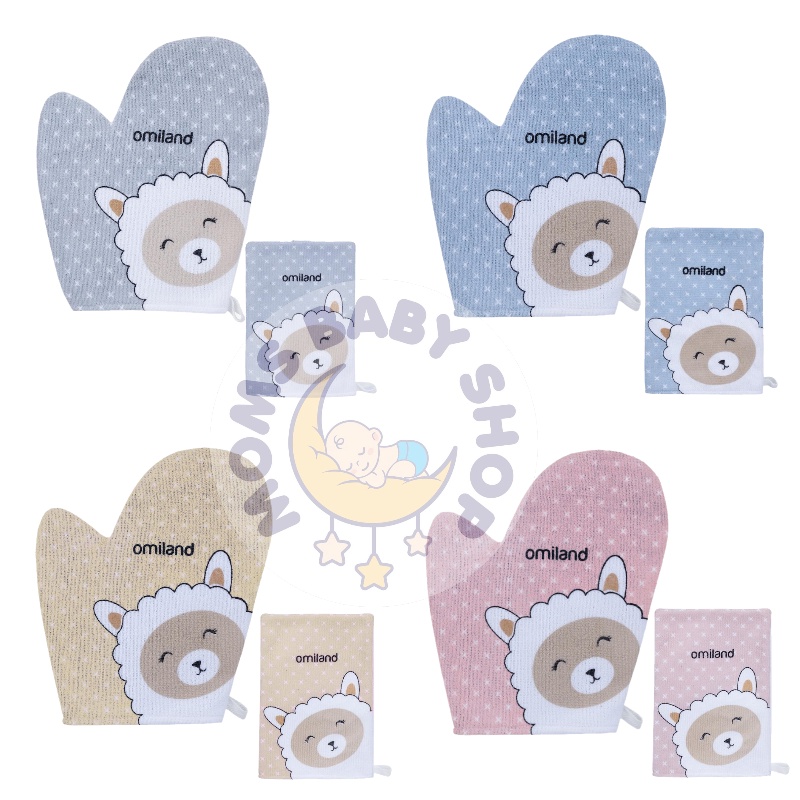 MOMS_ Washlap Tangan Motif SLOTH / ALPACA waslap handuk lap mandi bayi