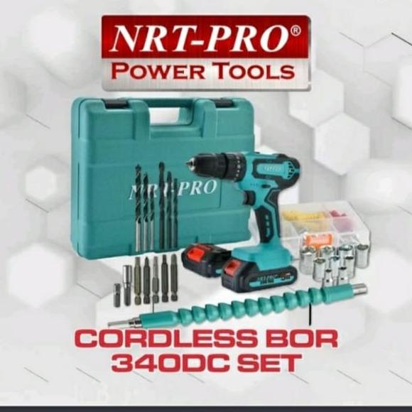 Cordless Impact Drill 20V Nrt-Pro Dc-340 Termurah Versi Baru Termurah