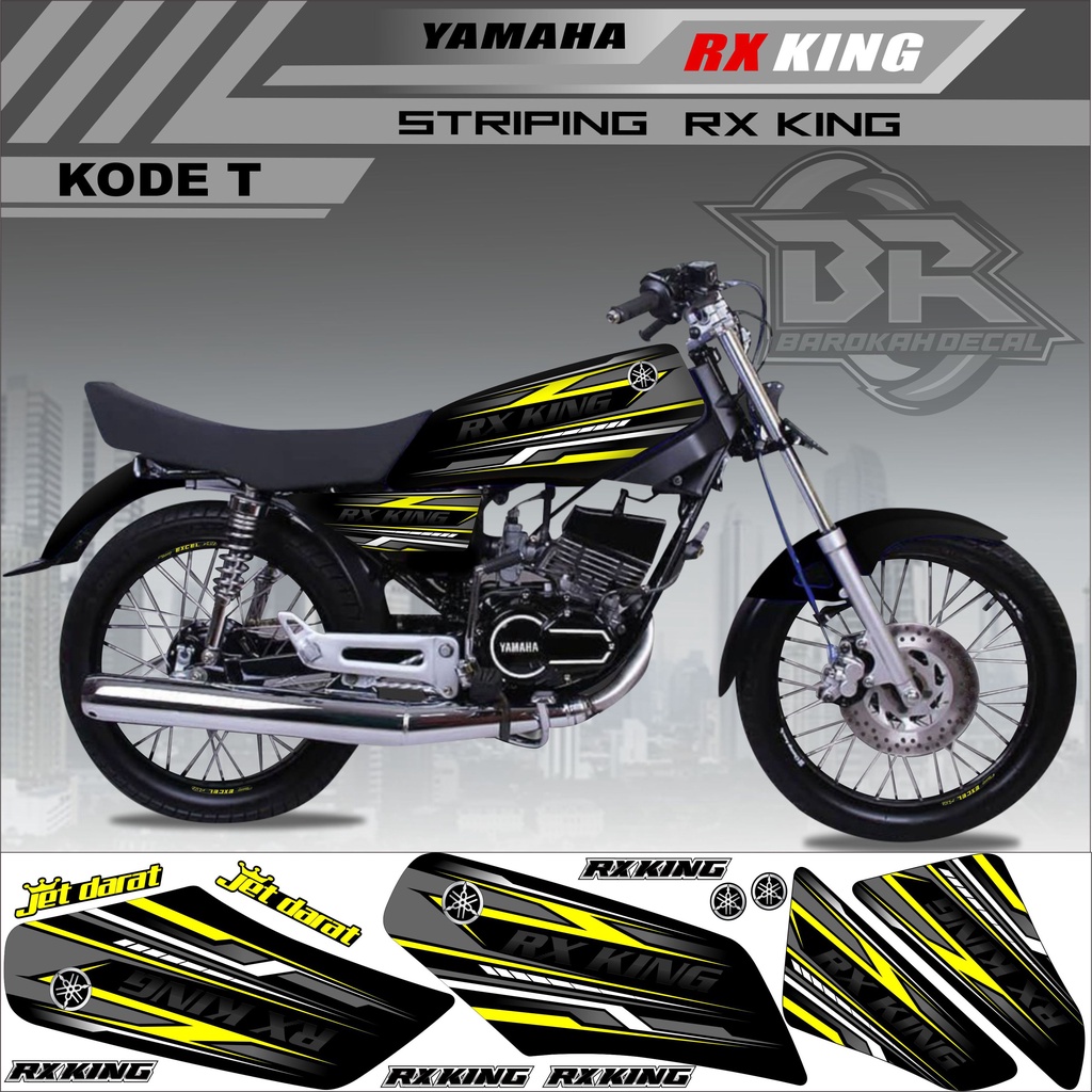 Sticker Rx King Variasi Stiker Lis Striping Rx King Kode T