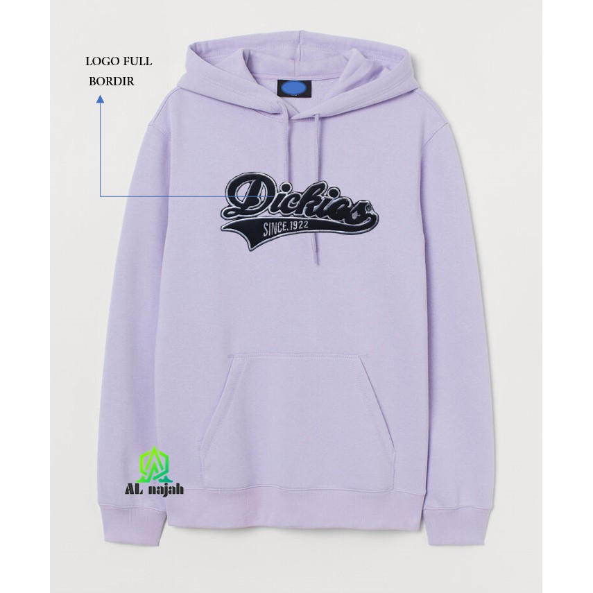 JAKETR SWEATER HOODIE DICKIES SINCE 1992 PREMIUM BORDIR FLOCKING PRIA WANITA