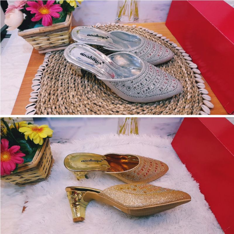 heels slop pesta 5cm