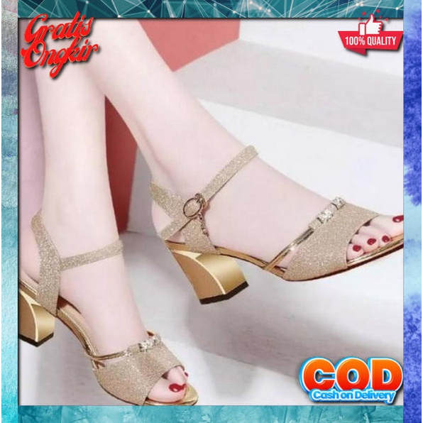 Sendal Sandal Sandals Sepatu Cewek Perempuan Rumah Santai Outdoor Indoor Kondangan Hangout Selop Kar