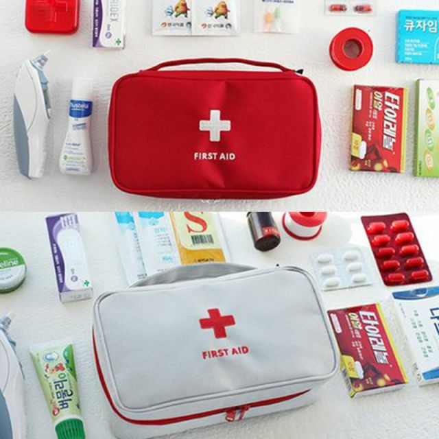 Pouch P3K Tas Kotak P3K Tempat Peralatan P3K Kotak Obat First Aid Kit