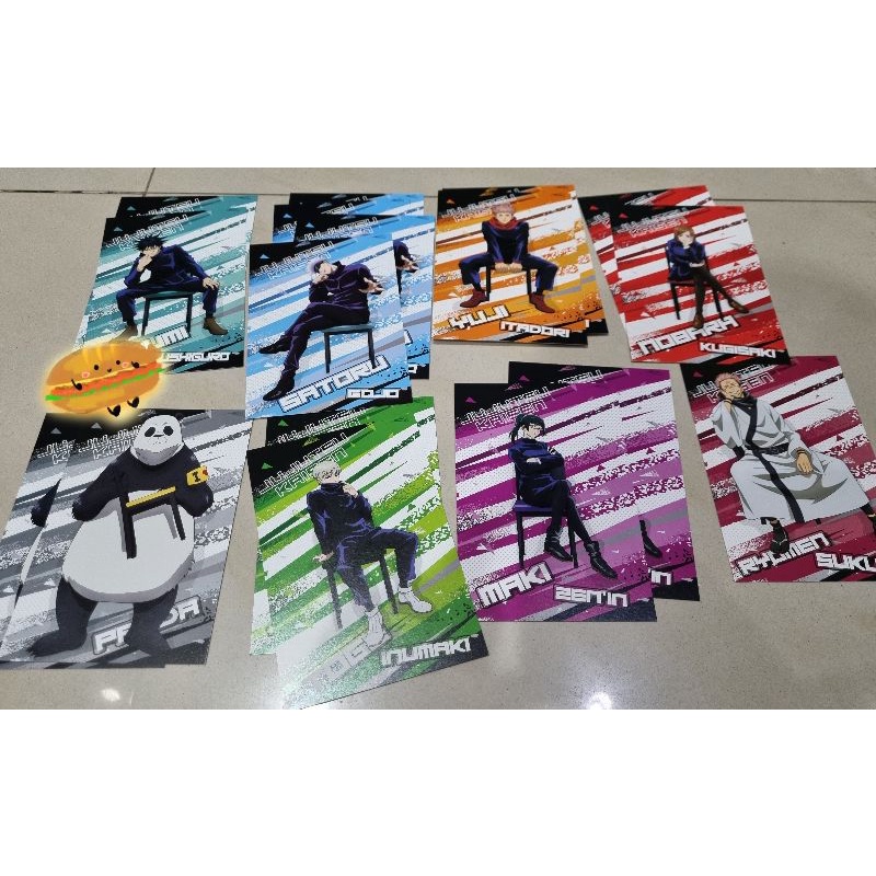 Postcards Official Jujutsu Kaisen Sitting