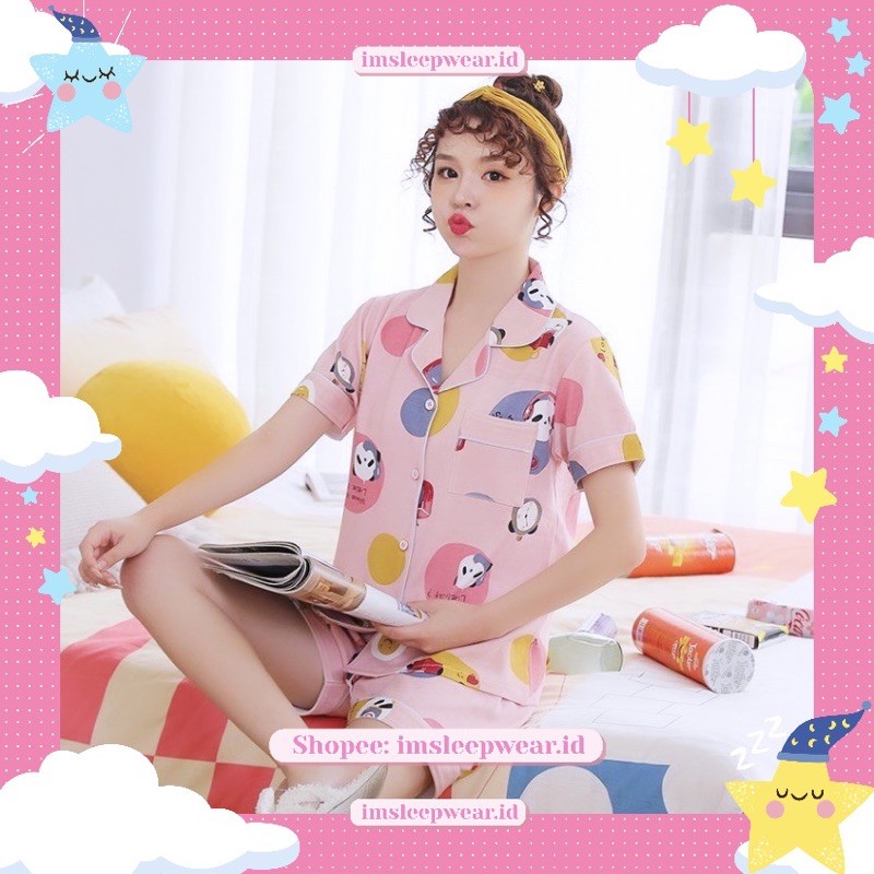 Baju Tidur Import HP Kancing