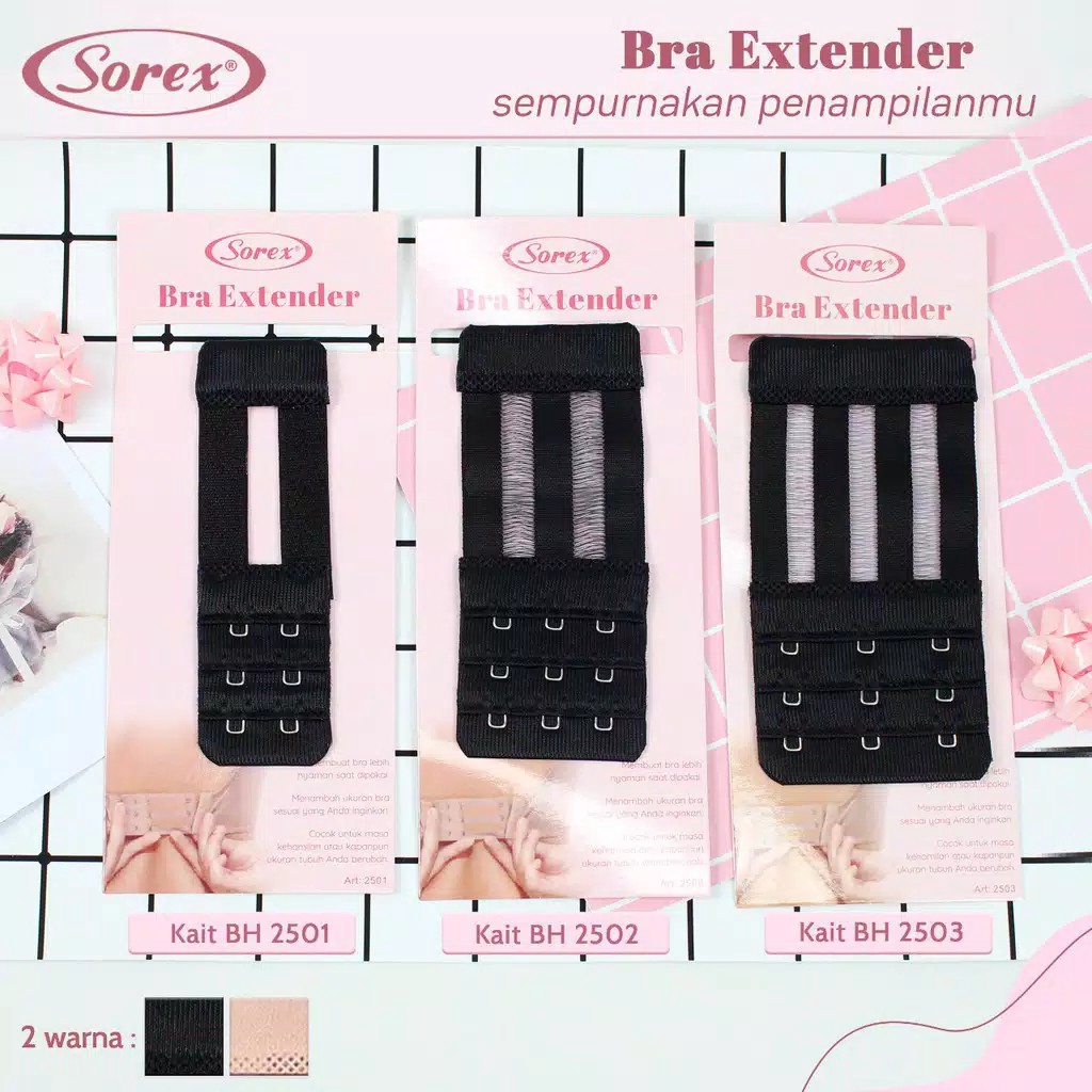 SOREX Kait Bra Extension kait 2 / kait 3 / Ekstension BH / Sambungan ekstender extender 2001 2002