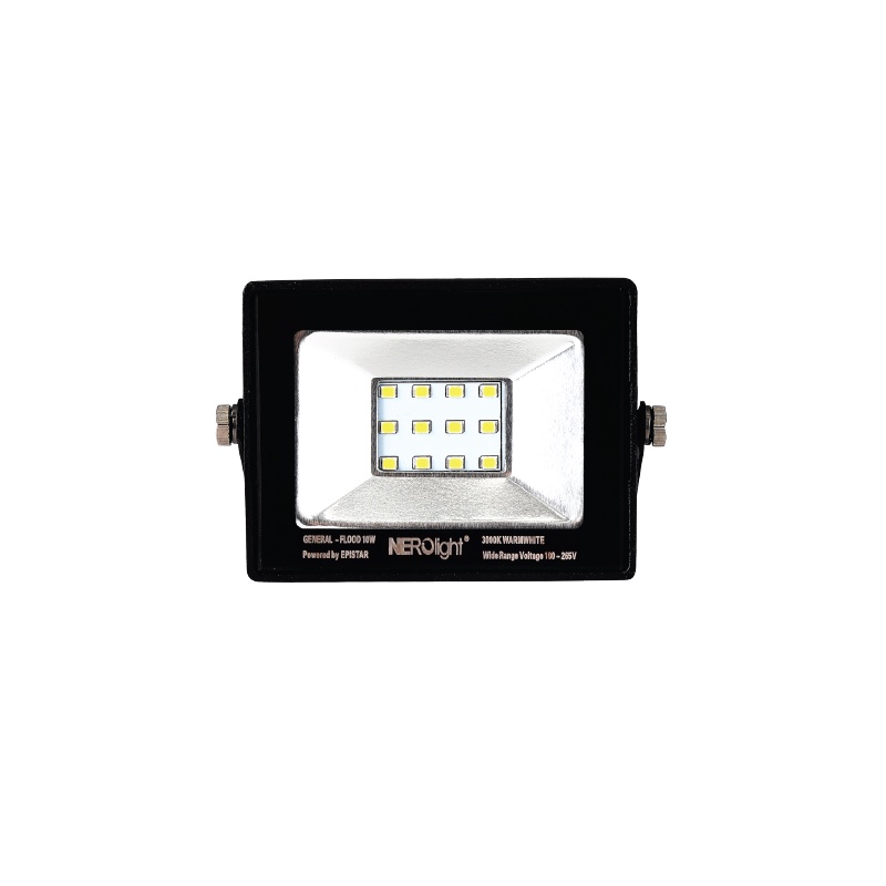 GENERAL BRIGHT LED FLOOD LIGHT - 10W / IP65 (Daylight, Warmwhite) Nerolight