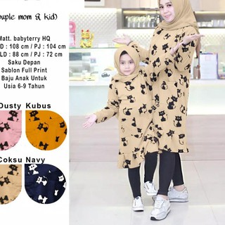 DISKON CP MOM KID BLEKY BAJU  TUNIK COUPLE  IBU  DAN  ANAK  